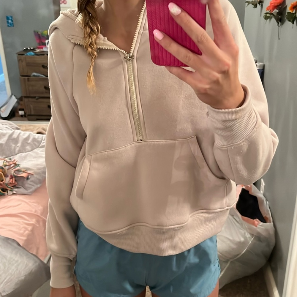 Cute half zip hoodie